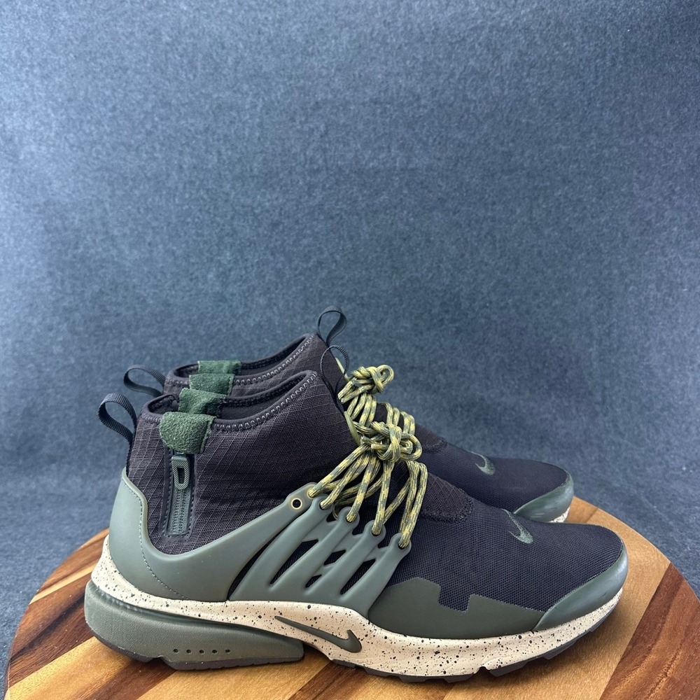 Nike Air Presto Mid Utility Velvet Brown Cargo Khaki Mens Size 13 859524-200
